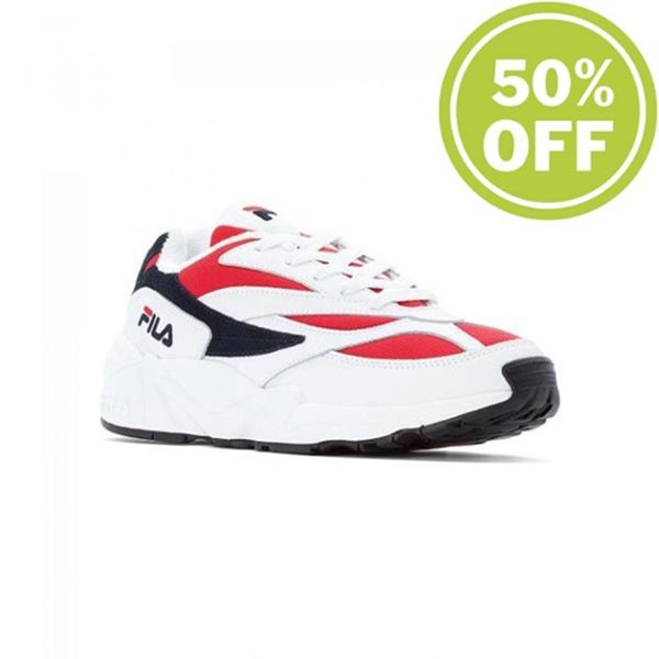 Fila V94m Low Wmn Women's Sneakers - White/Navy/Red,NZ 463-93514